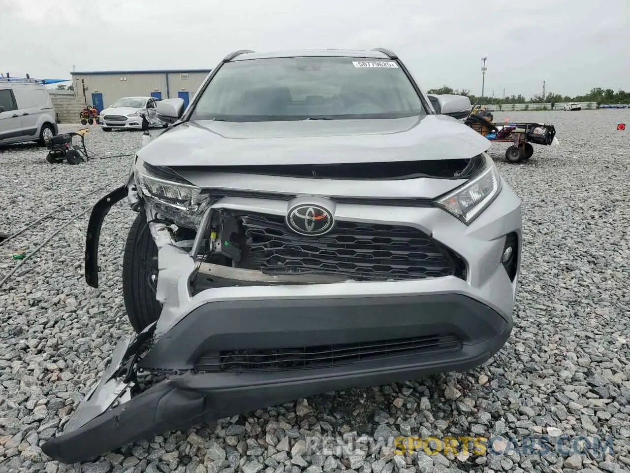5 fotografías del automóvil dañado 2T3W1RFV7KW030819 TOYOTA RAV4 2019
