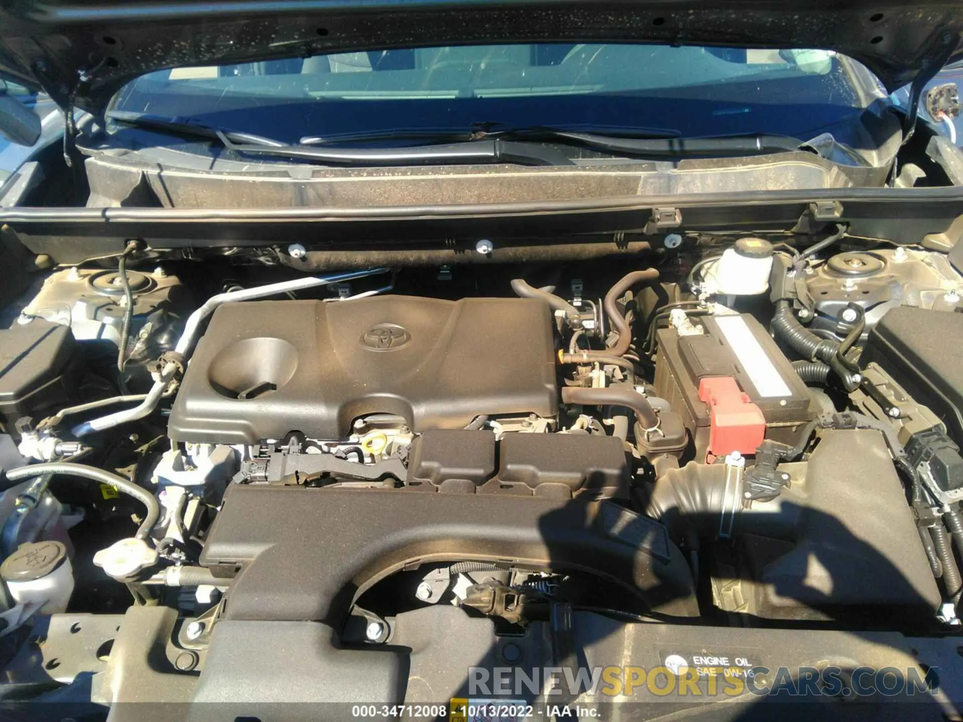 10 fotografías del automóvil dañado 2T3W1RFV7KW053419 TOYOTA RAV4 2019