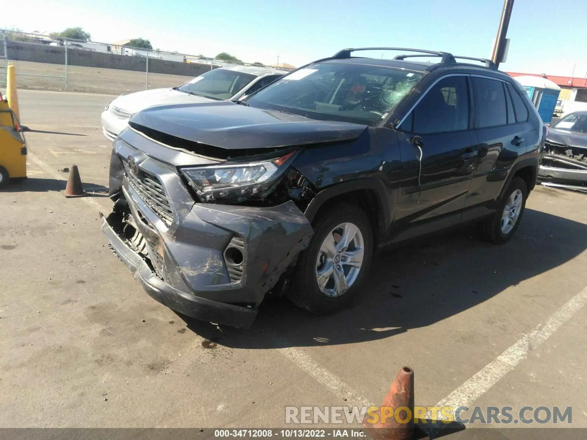 2 fotografías del automóvil dañado 2T3W1RFV7KW053419 TOYOTA RAV4 2019