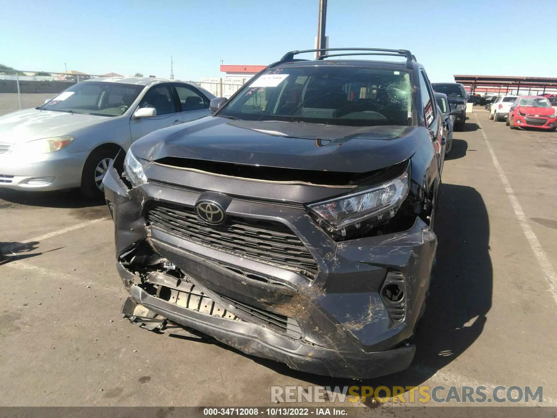 6 fotografías del automóvil dañado 2T3W1RFV7KW053419 TOYOTA RAV4 2019