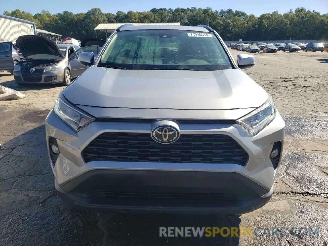 5 fotografías del automóvil dañado 2T3W1RFV8KW029601 TOYOTA RAV4 2019