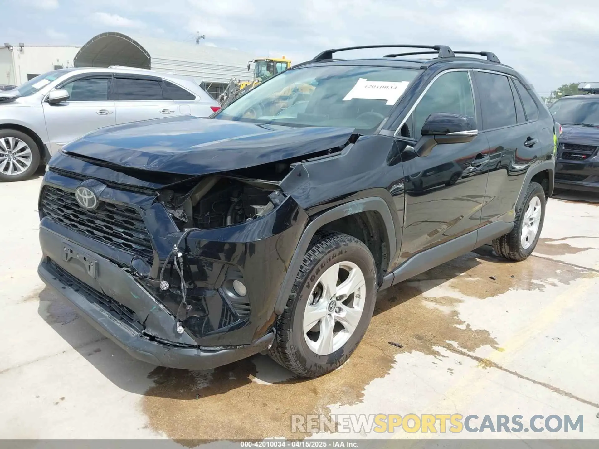 2 fotografías del automóvil dañado 2T3W1RFV9KC009374 TOYOTA RAV4 2019