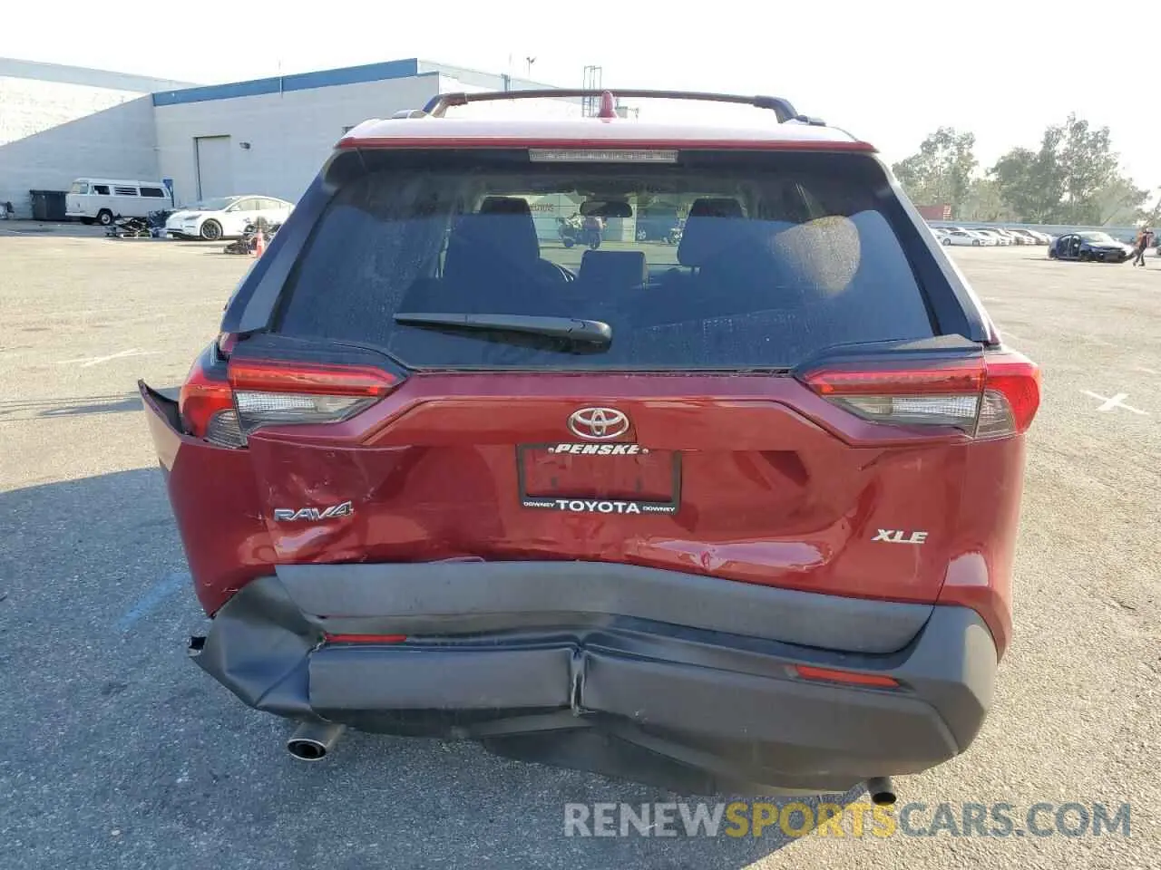6 fotografías del automóvil dañado 2T3W1RFV9KW049095 TOYOTA RAV4 2019