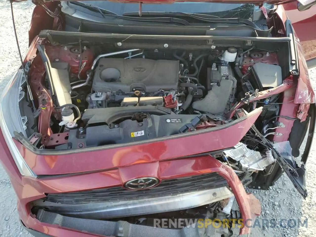 12 fotografías del automóvil dañado 2T3W1RFV9KW051624 TOYOTA RAV4 2019