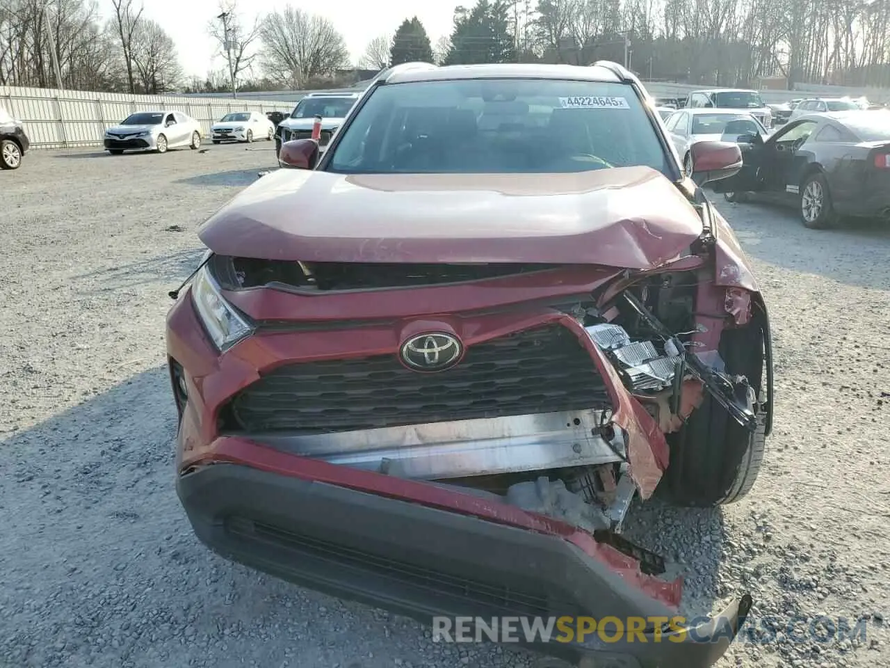 5 fotografías del automóvil dañado 2T3W1RFV9KW051624 TOYOTA RAV4 2019