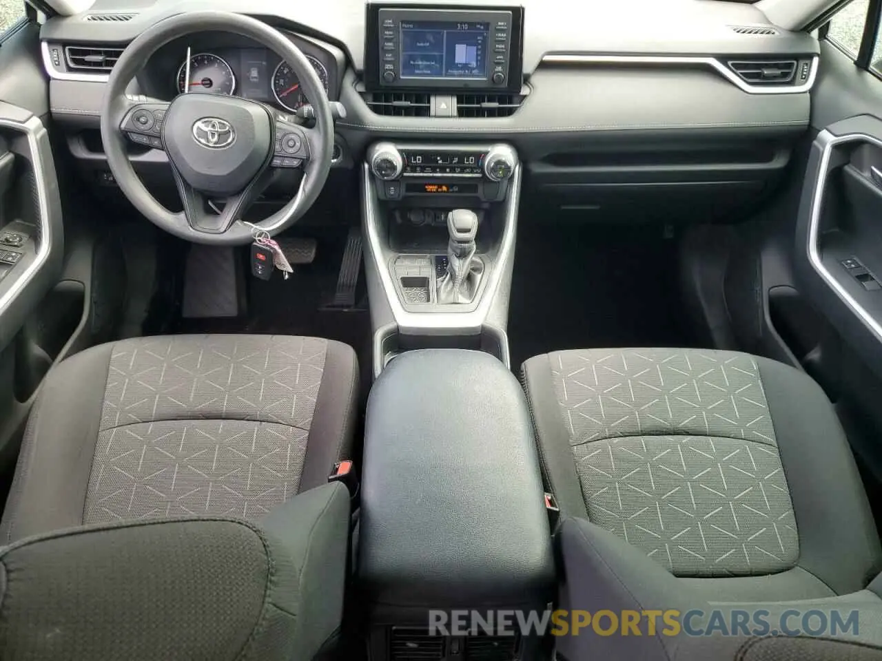 8 fotografías del automóvil dañado 2T3W1RFVXKC017757 TOYOTA RAV4 2019