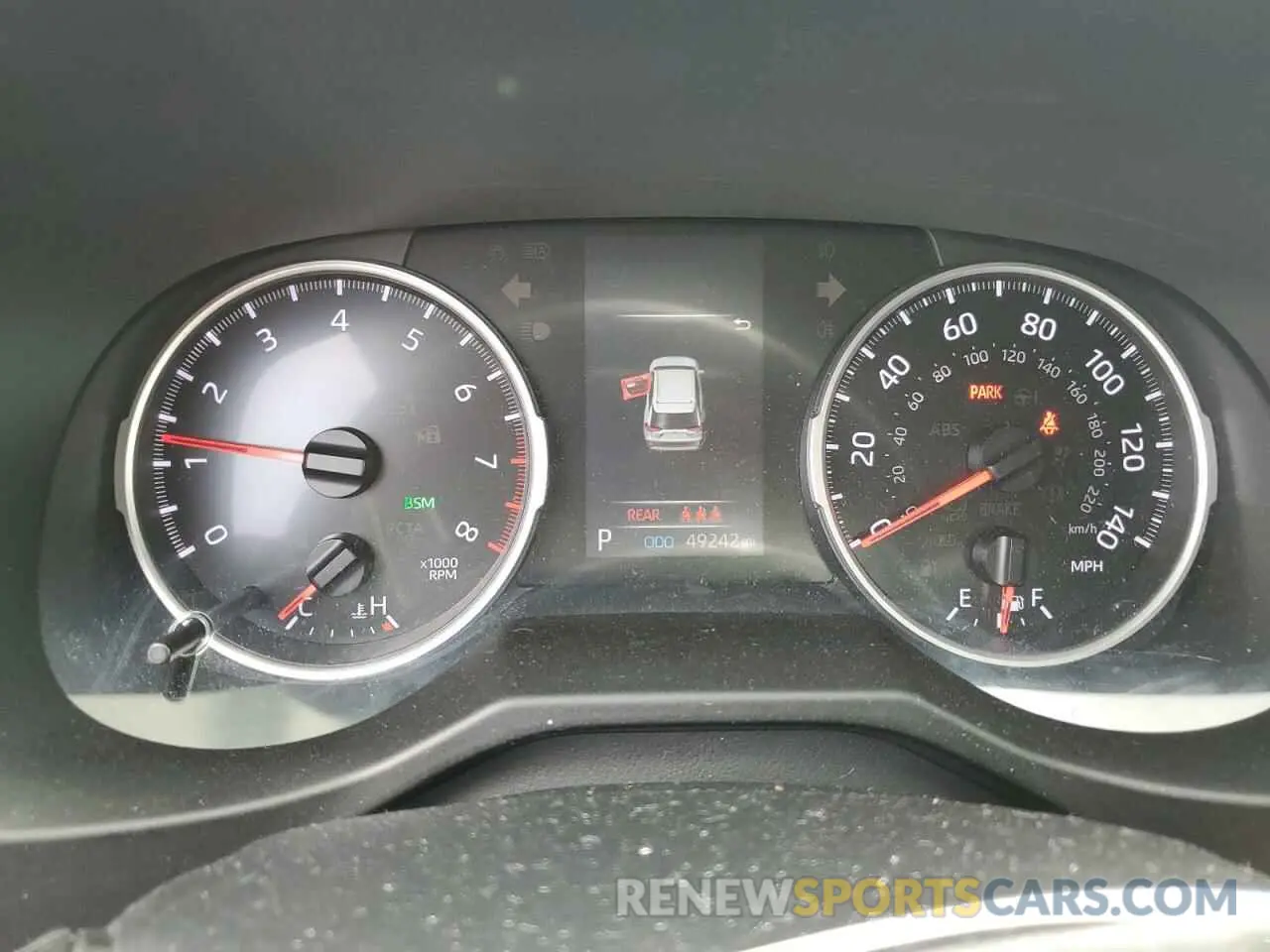 9 fotografías del automóvil dañado 2T3W1RFVXKC017757 TOYOTA RAV4 2019