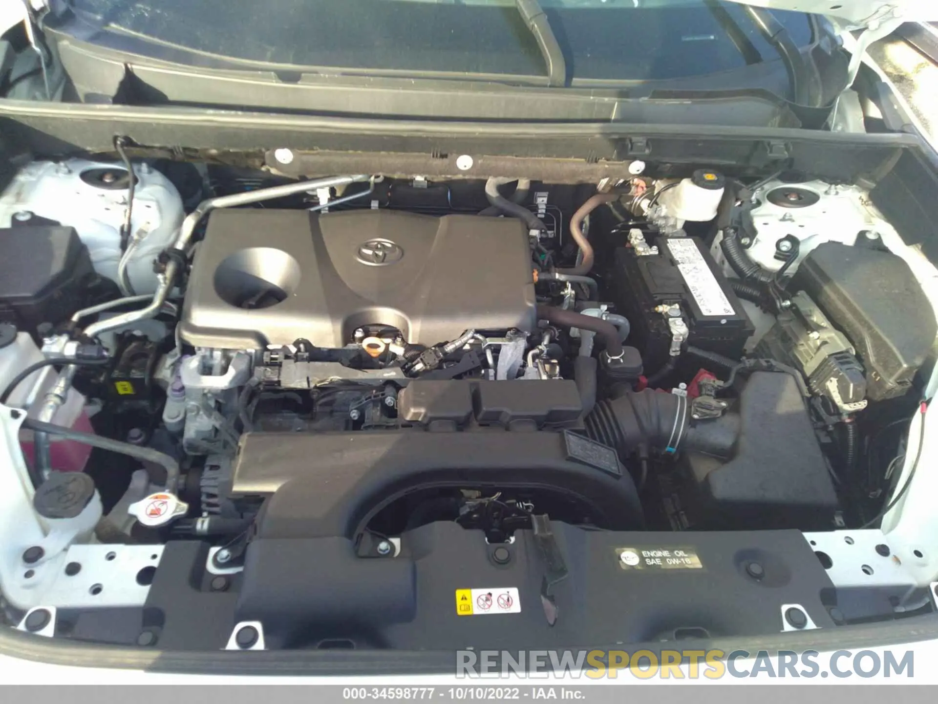 10 fotografías del automóvil dañado 2T3W1RFVXKC032078 TOYOTA RAV4 2019