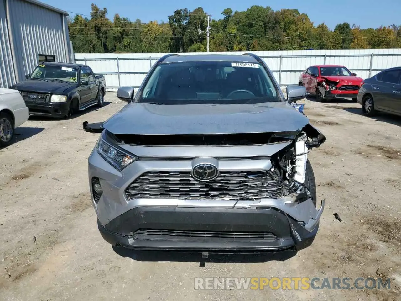 5 fotografías del automóvil dañado 2T3Y1RFV1KC021169 TOYOTA RAV4 2019