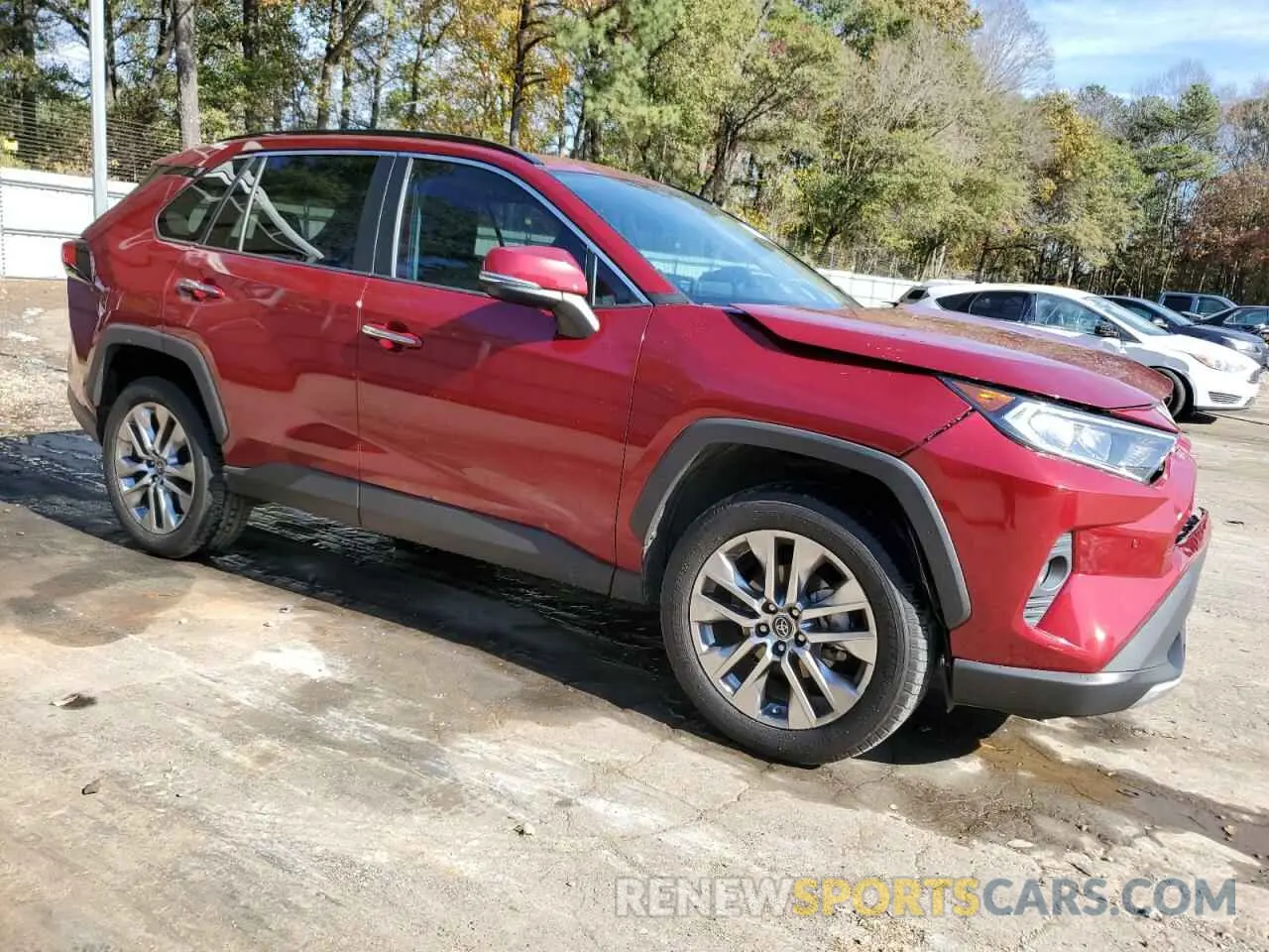 4 fotografías del automóvil dañado 2T3Y1RFV2KW033197 TOYOTA RAV4 2019