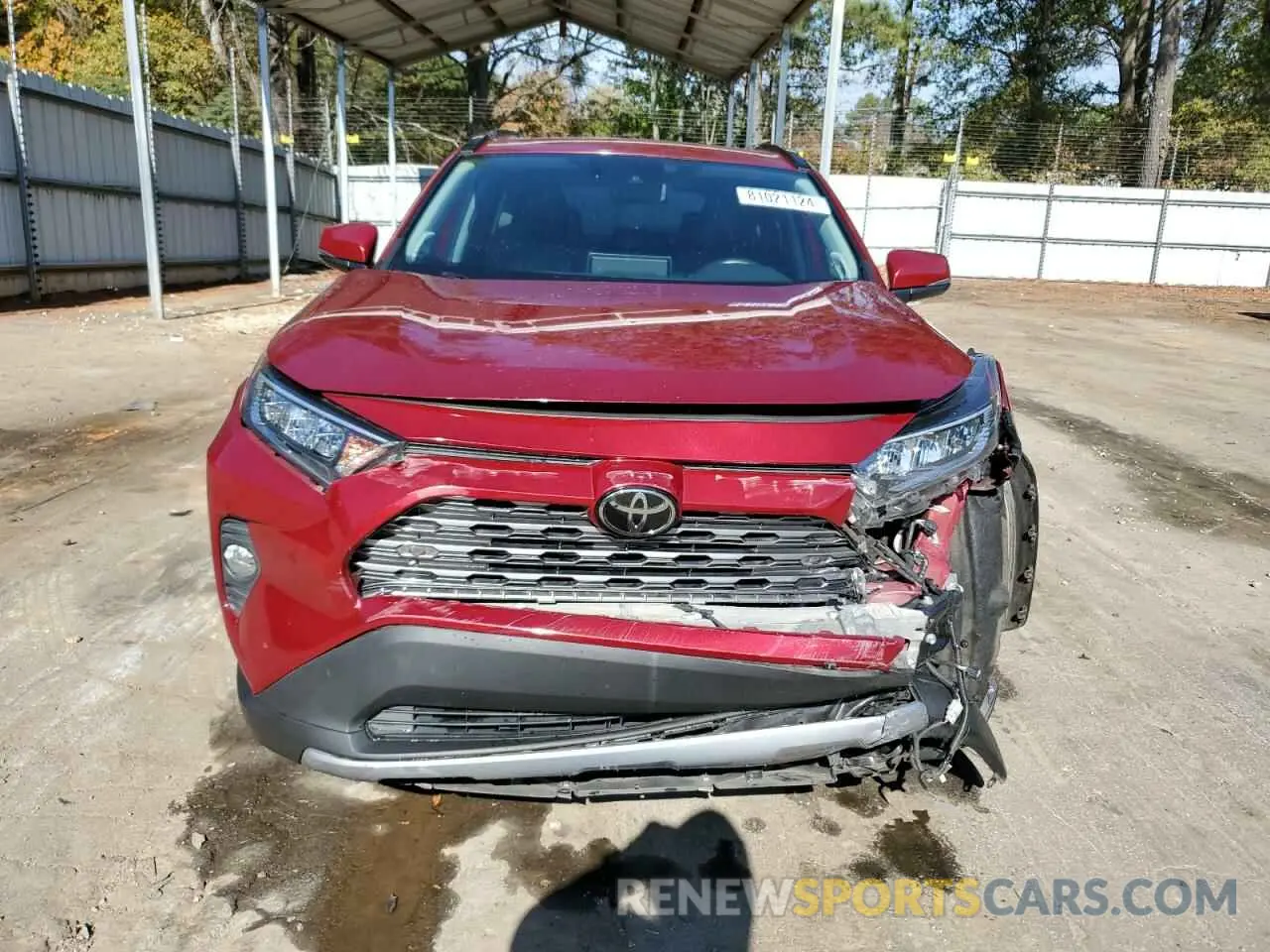 5 fotografías del automóvil dañado 2T3Y1RFV2KW033197 TOYOTA RAV4 2019
