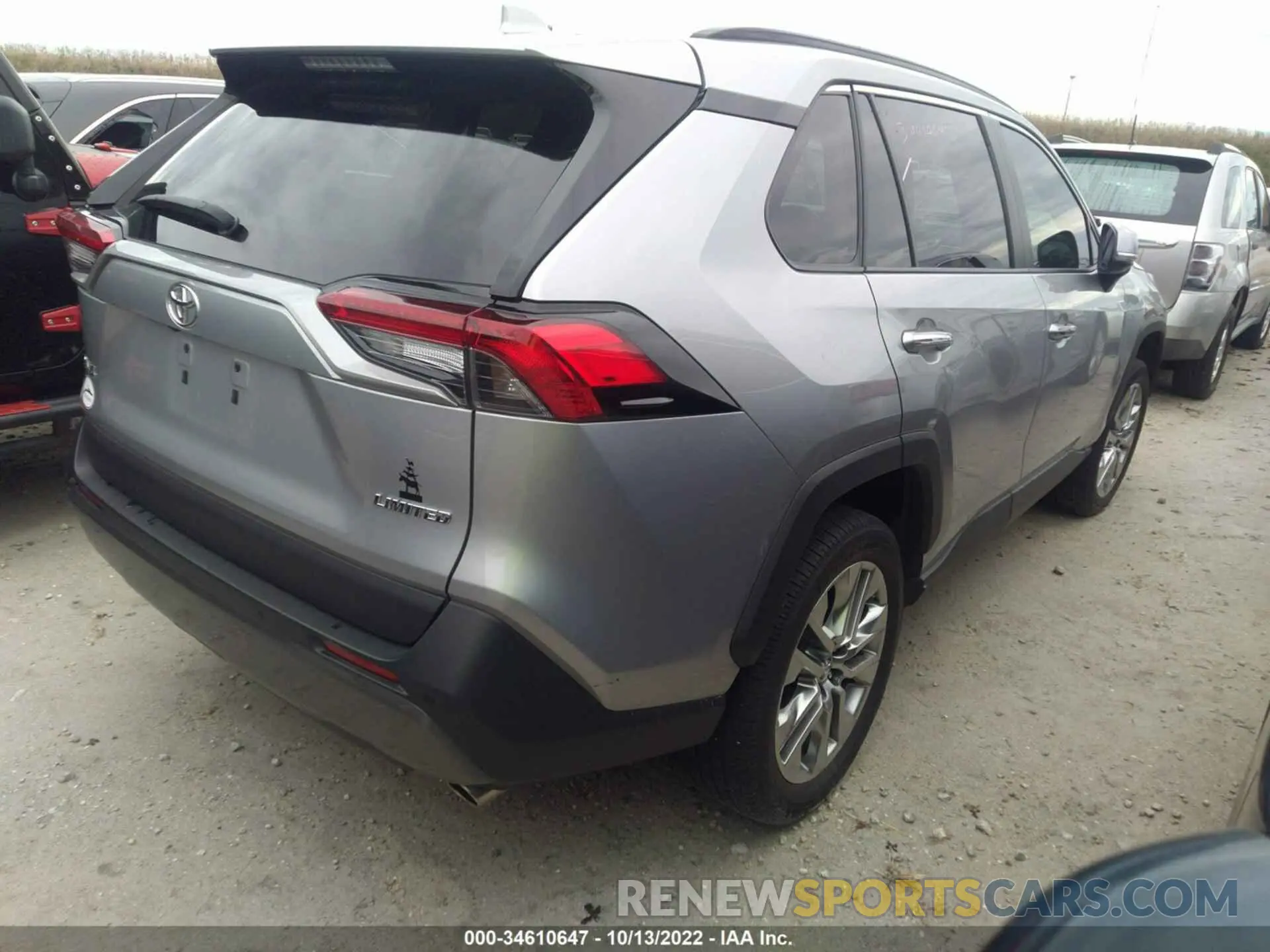 4 fotografías del automóvil dañado 2T3Y1RFV4KC006858 TOYOTA RAV4 2019