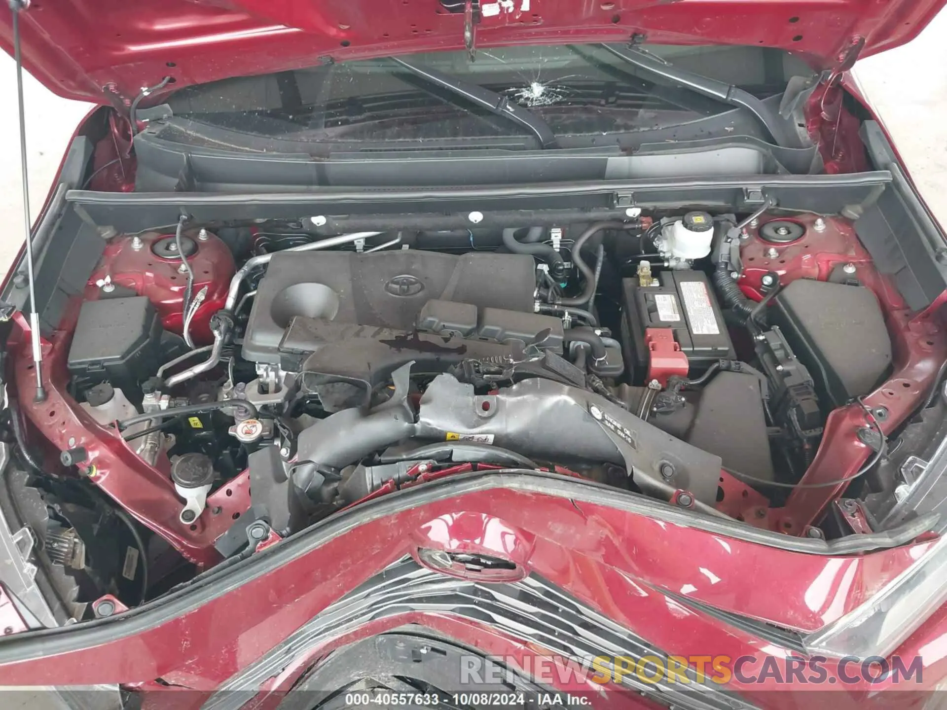 9 fotografías del automóvil dañado 2T3Y1RFV5KC018310 TOYOTA RAV4 2019