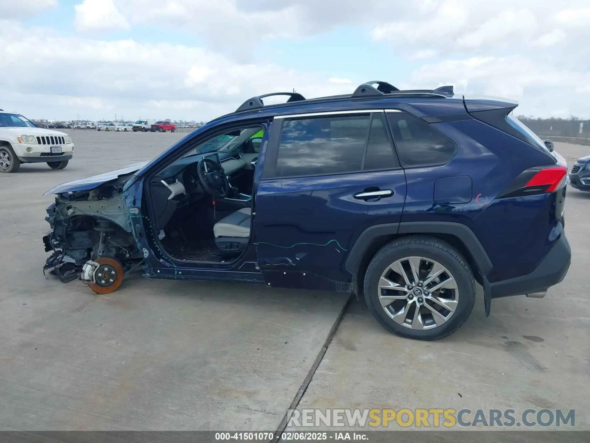 14 fotografías del automóvil dañado 2T3Y1RFV5KW031847 TOYOTA RAV4 2019