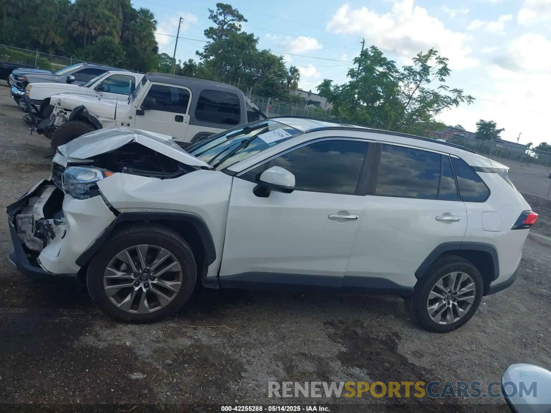 14 fotografías del automóvil dañado 2T3Y1RFV7KW017853 TOYOTA RAV4 2019