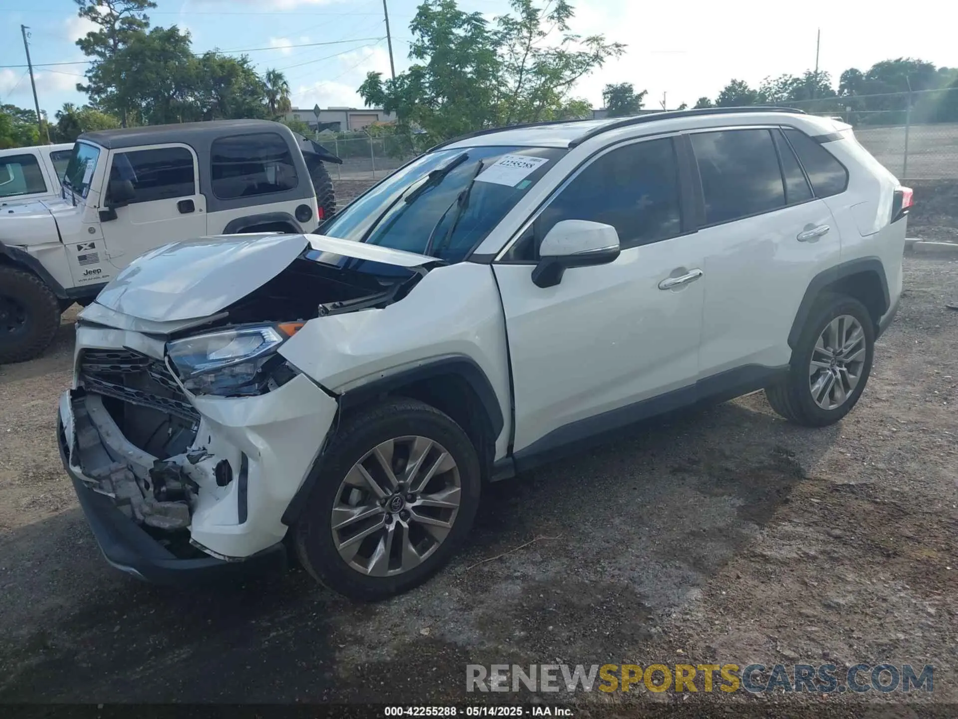 2 fotografías del automóvil dañado 2T3Y1RFV7KW017853 TOYOTA RAV4 2019