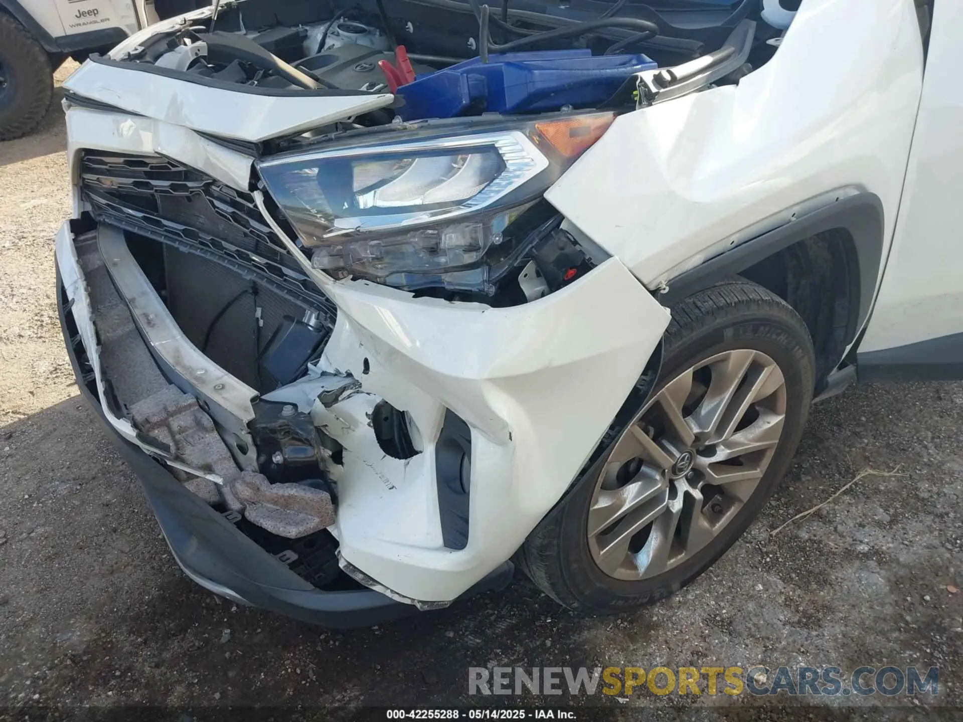 6 fotografías del automóvil dañado 2T3Y1RFV7KW017853 TOYOTA RAV4 2019
