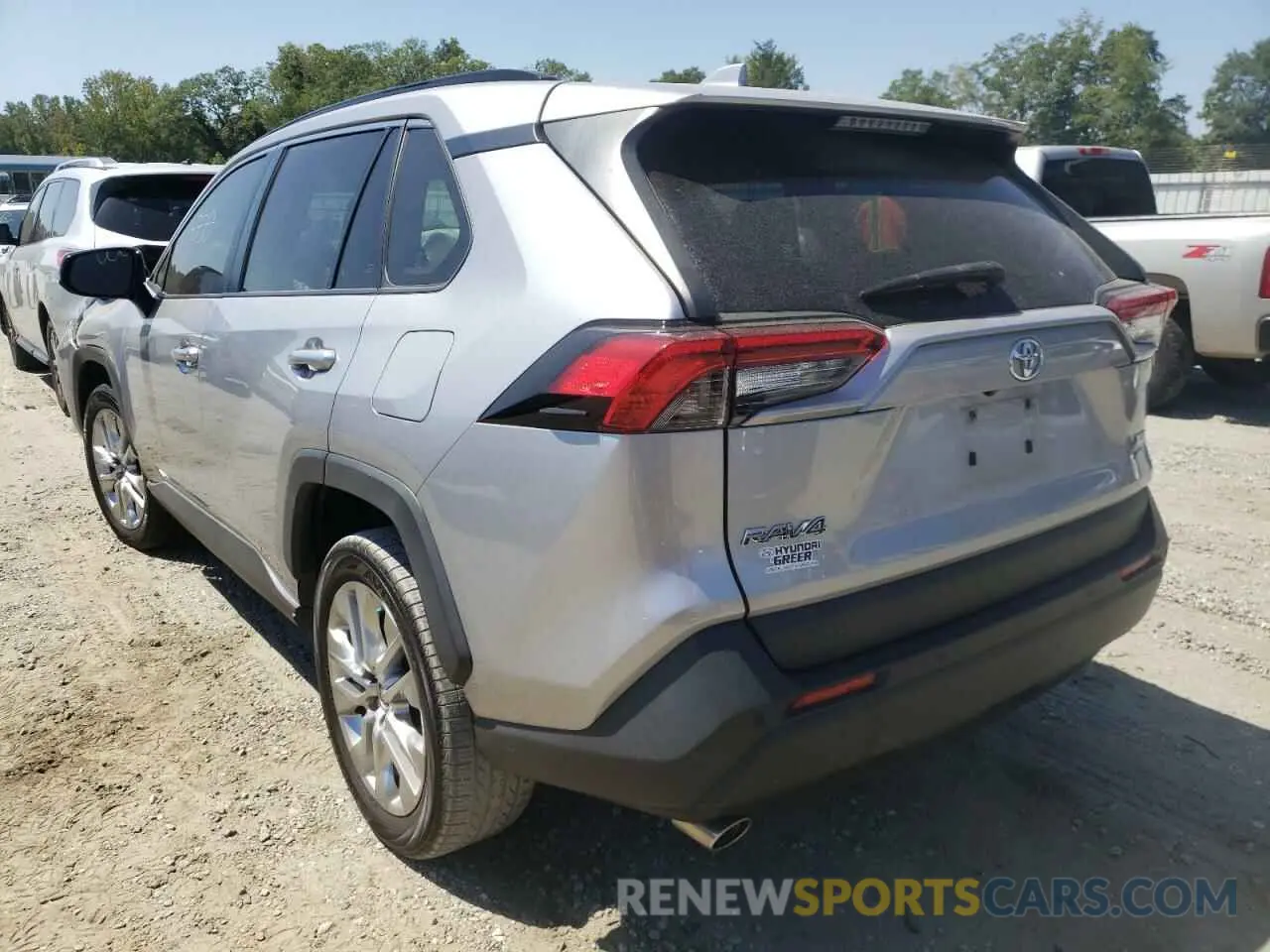 3 fotografías del automóvil dañado JTMA1RFV0KD026991 TOYOTA RAV4 2019