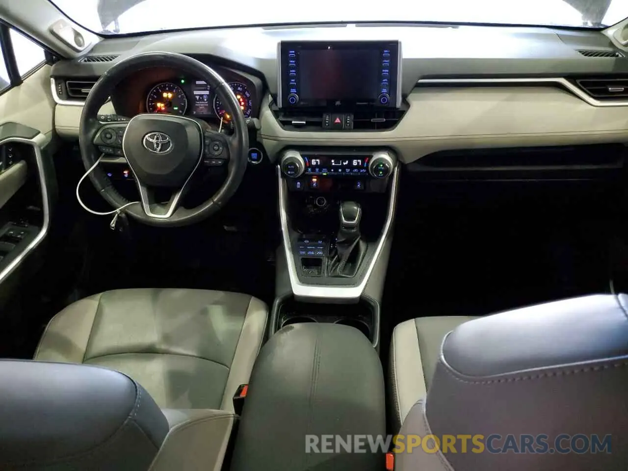 8 fotografías del automóvil dañado JTMA1RFV2KD033361 TOYOTA RAV4 2019