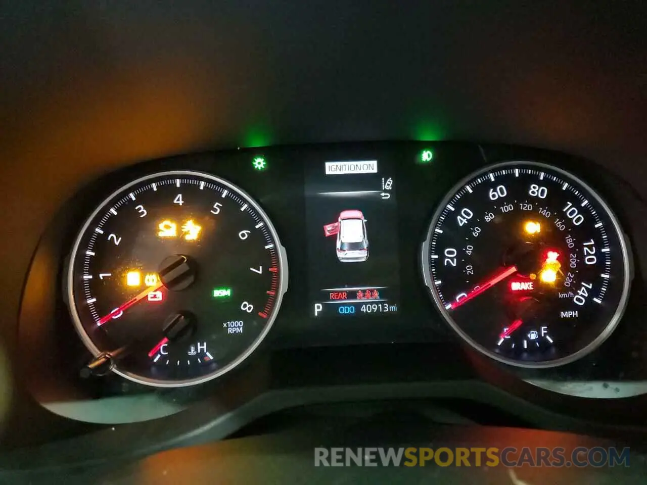 9 fotografías del automóvil dañado JTMA1RFV2KD033361 TOYOTA RAV4 2019