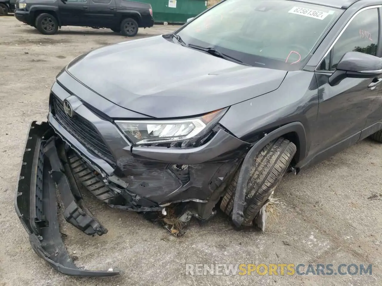 9 fotografías del automóvil dañado JTMA1RFV2KD504554 TOYOTA RAV4 2019