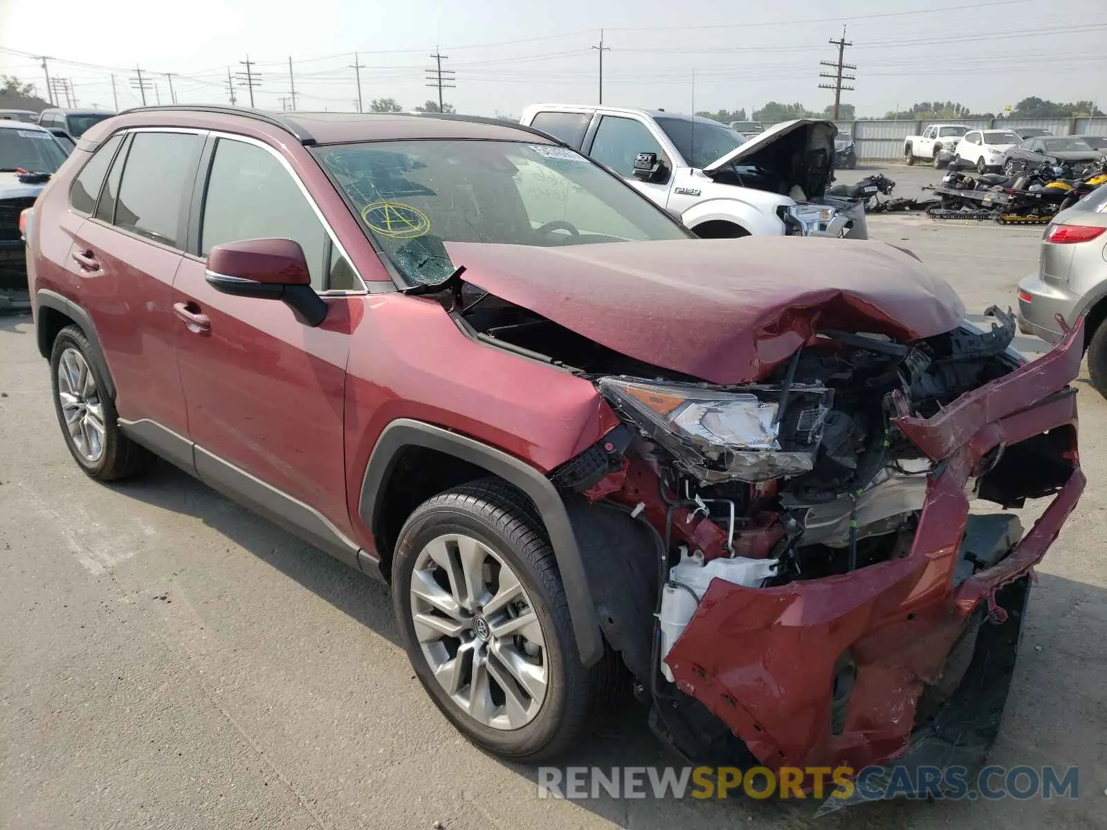 1 fotografías del automóvil dañado JTMA1RFV2KD514646 TOYOTA RAV4 2019