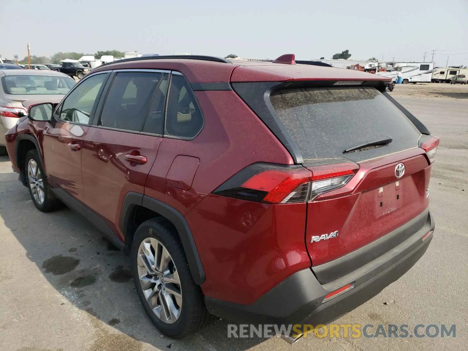 3 fotografías del automóvil dañado JTMA1RFV2KD514646 TOYOTA RAV4 2019