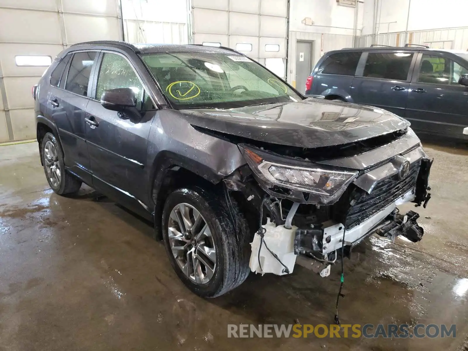 1 fotografías del automóvil dañado JTMA1RFV3KD500867 TOYOTA RAV4 2019