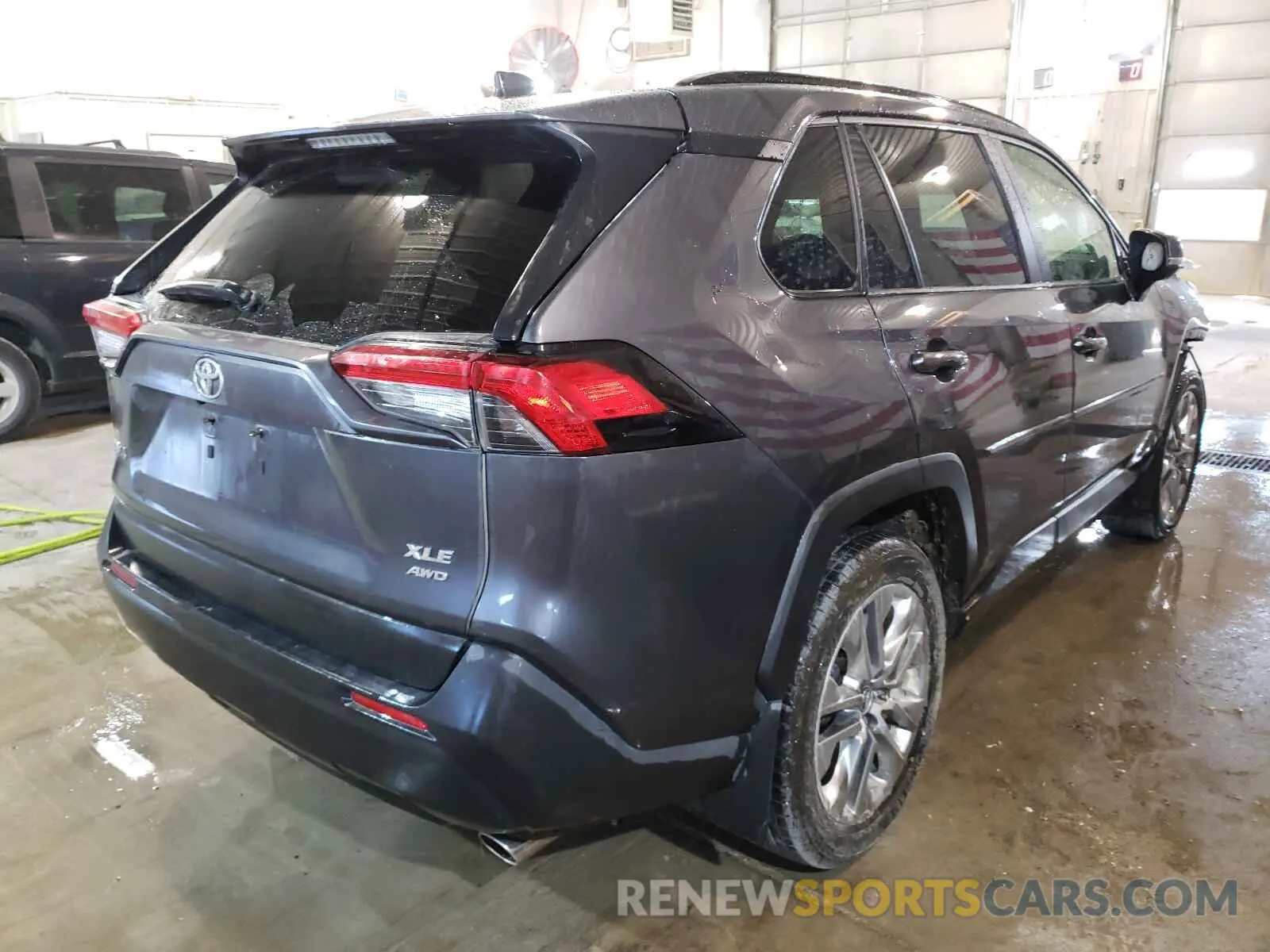 4 fotografías del automóvil dañado JTMA1RFV3KD500867 TOYOTA RAV4 2019