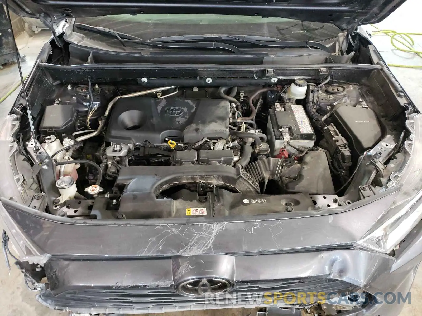 7 fotografías del automóvil dañado JTMA1RFV3KD500867 TOYOTA RAV4 2019