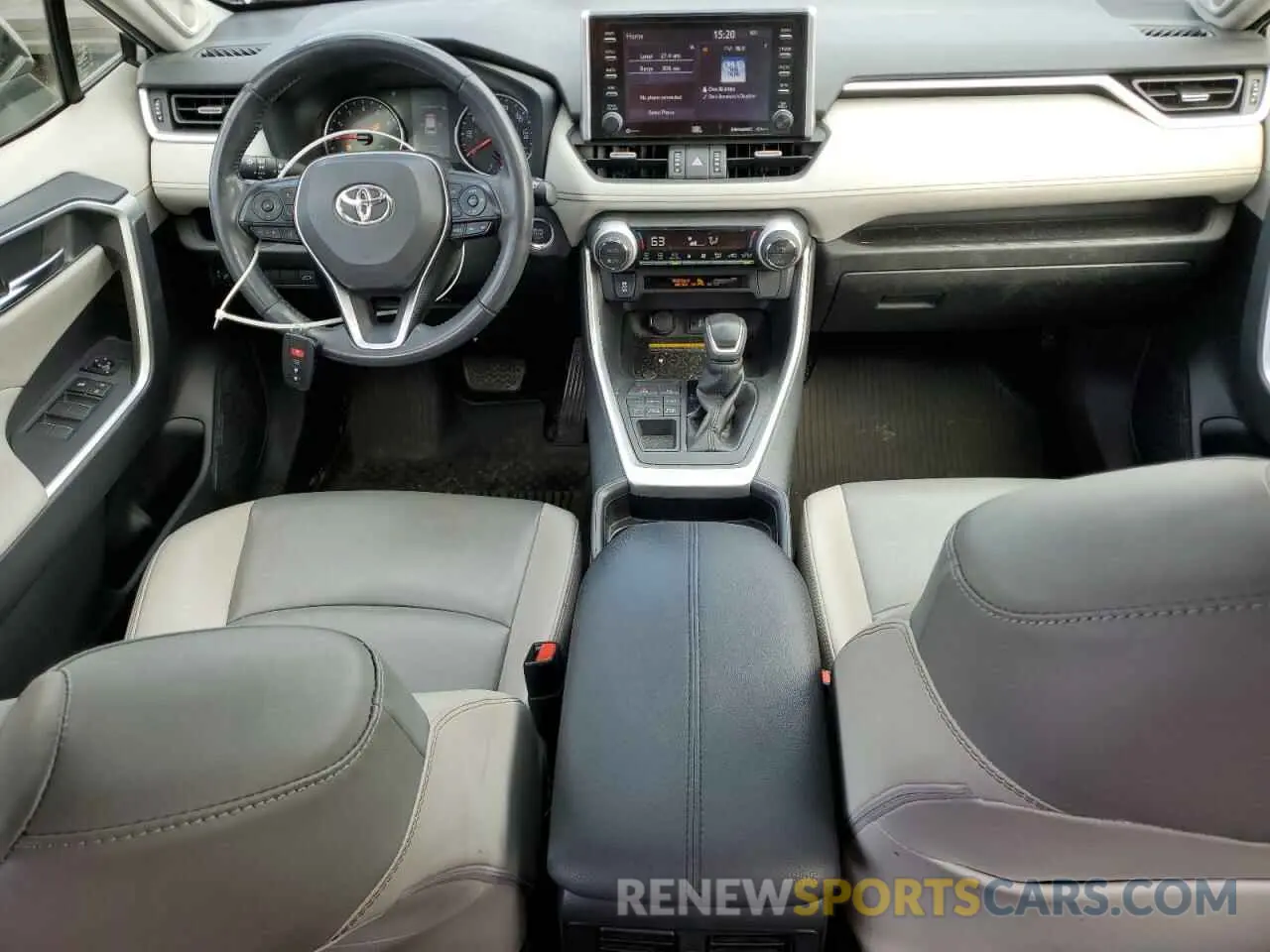 8 fotografías del automóvil dañado JTMA1RFV3KD504742 TOYOTA RAV4 2019