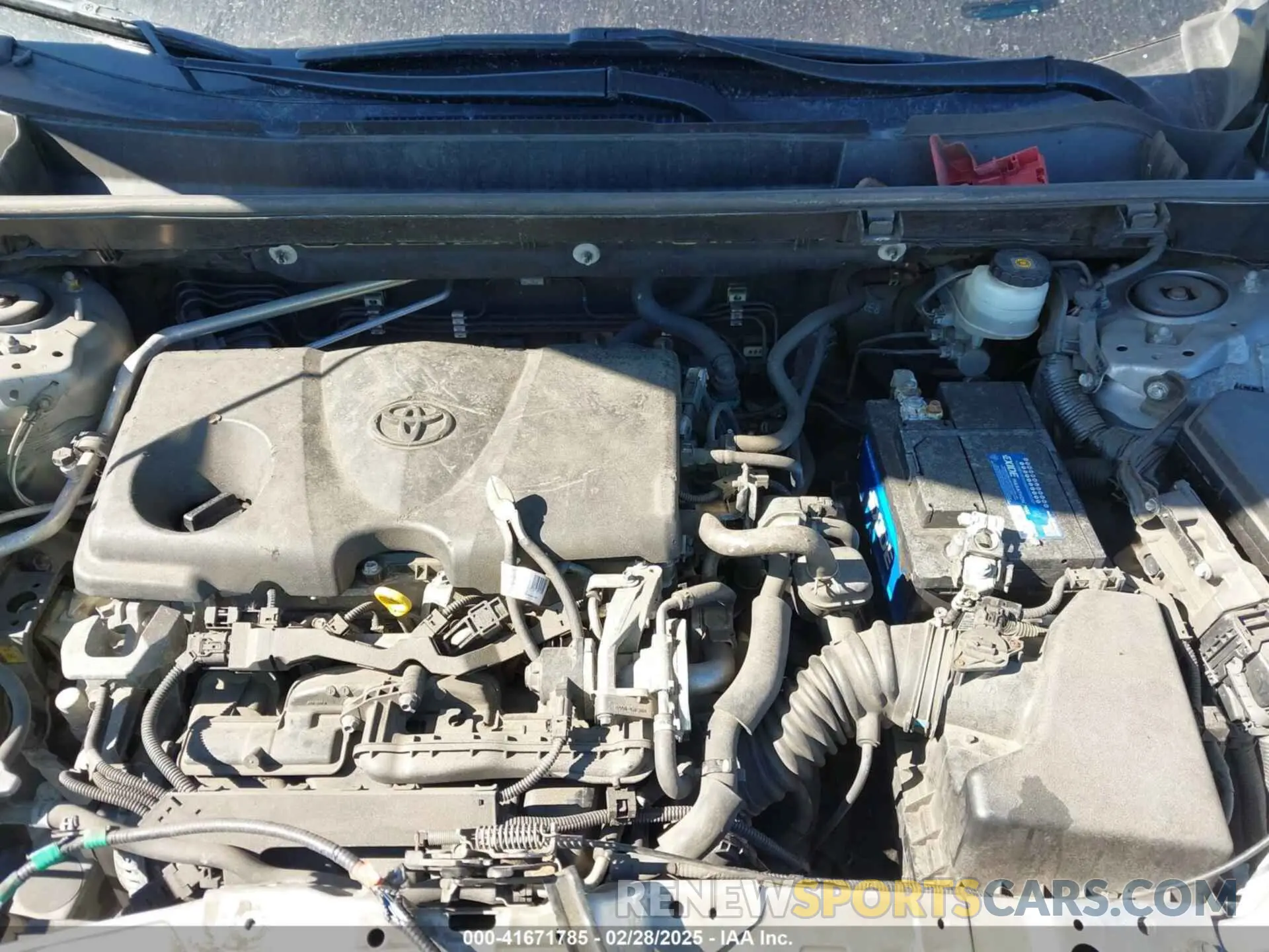 10 fotografías del automóvil dañado JTMA1RFV4KD512431 TOYOTA RAV4 2019