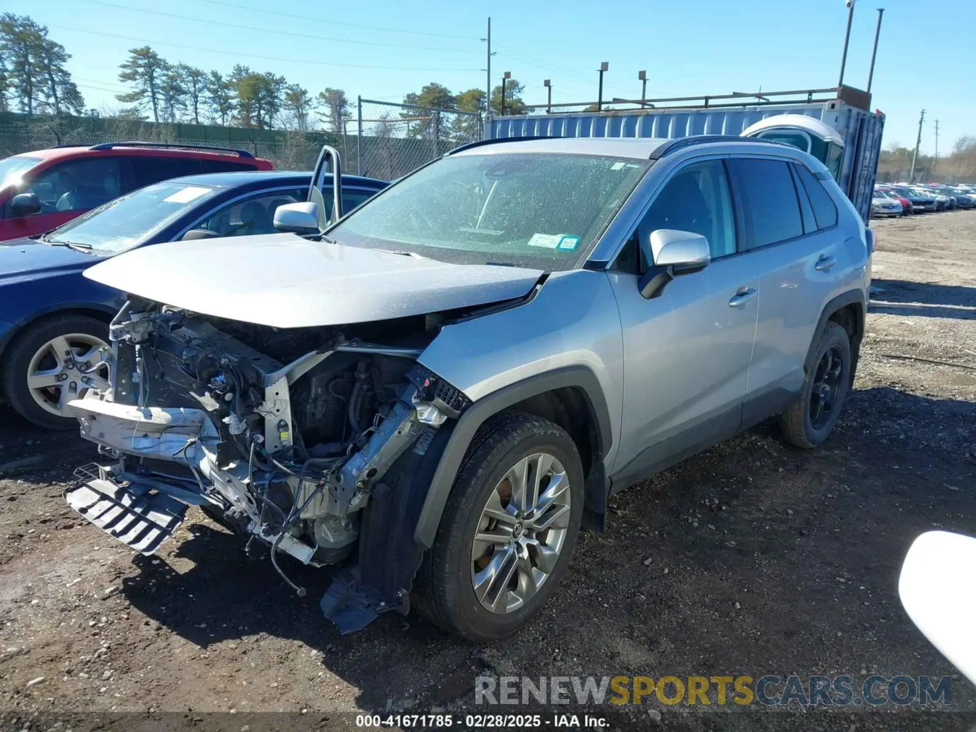 2 fotografías del automóvil dañado JTMA1RFV4KD512431 TOYOTA RAV4 2019