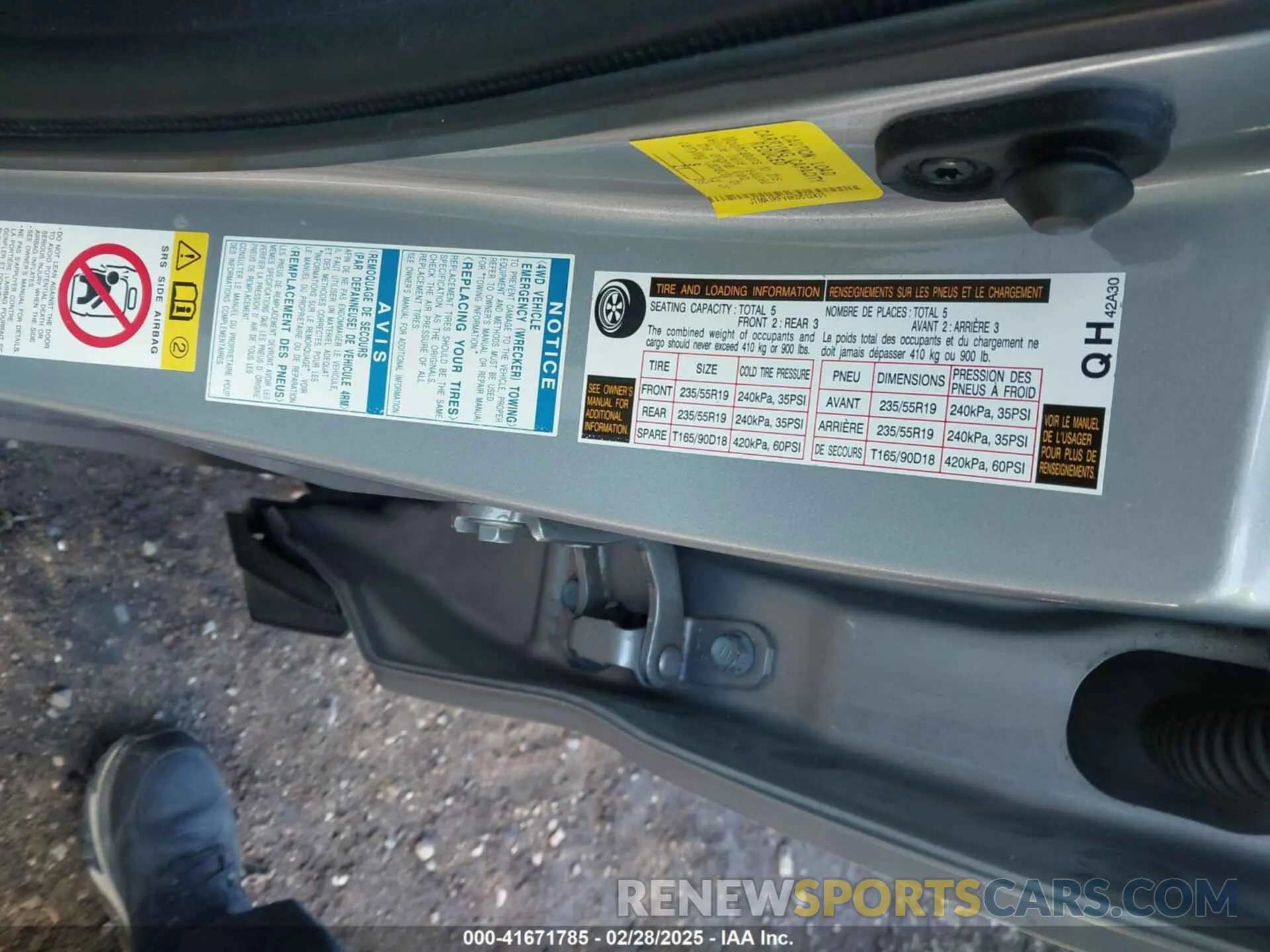 9 fotografías del automóvil dañado JTMA1RFV4KD512431 TOYOTA RAV4 2019