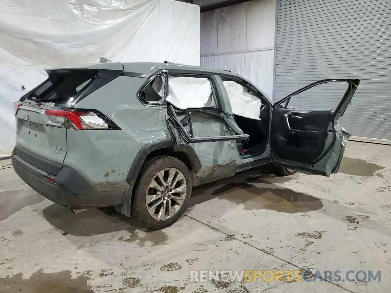 3 fotografías del automóvil dañado JTMA1RFV5KD010155 TOYOTA RAV4 2019