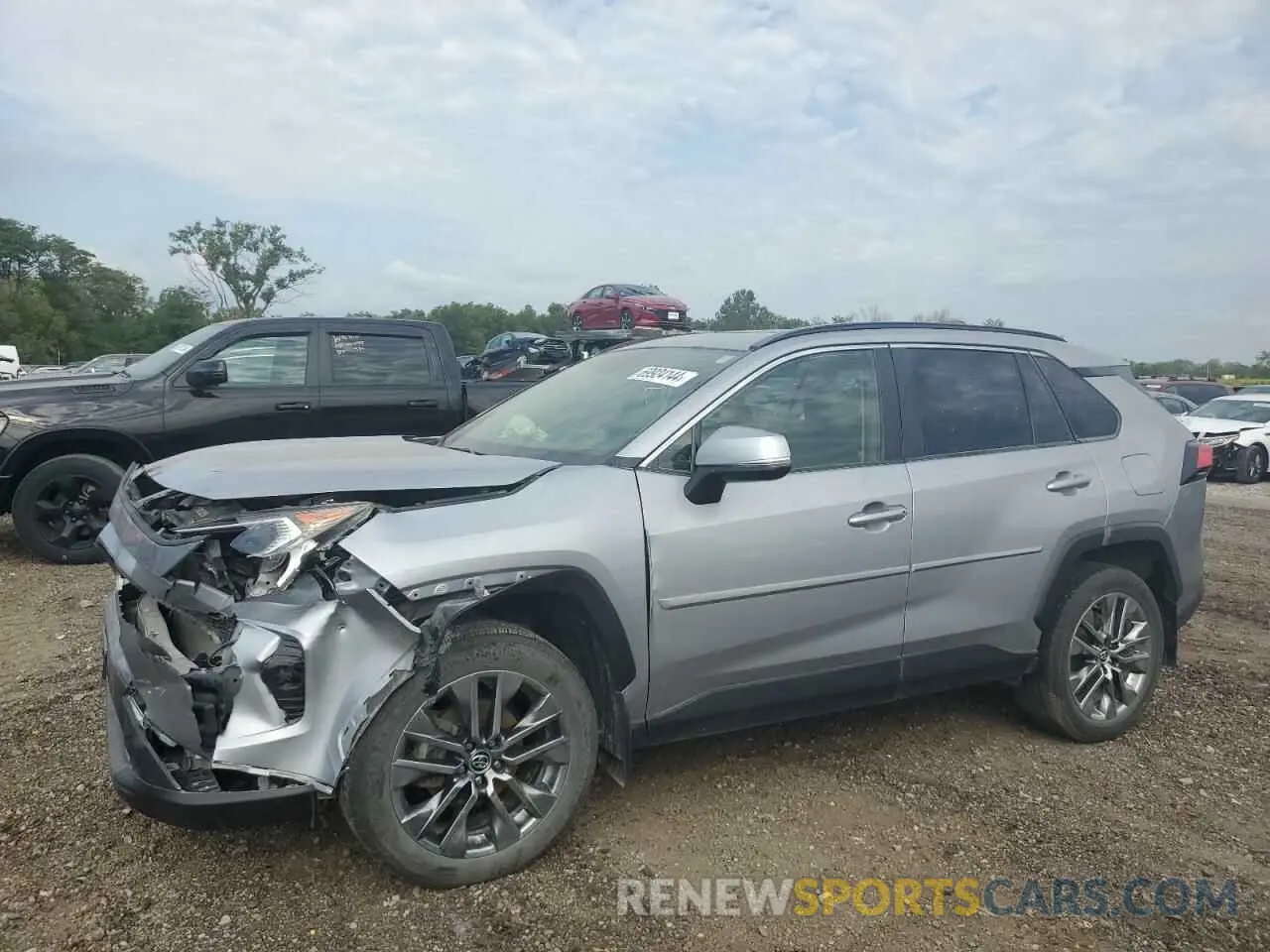 1 fotografías del automóvil dañado JTMA1RFV5KD503348 TOYOTA RAV4 2019
