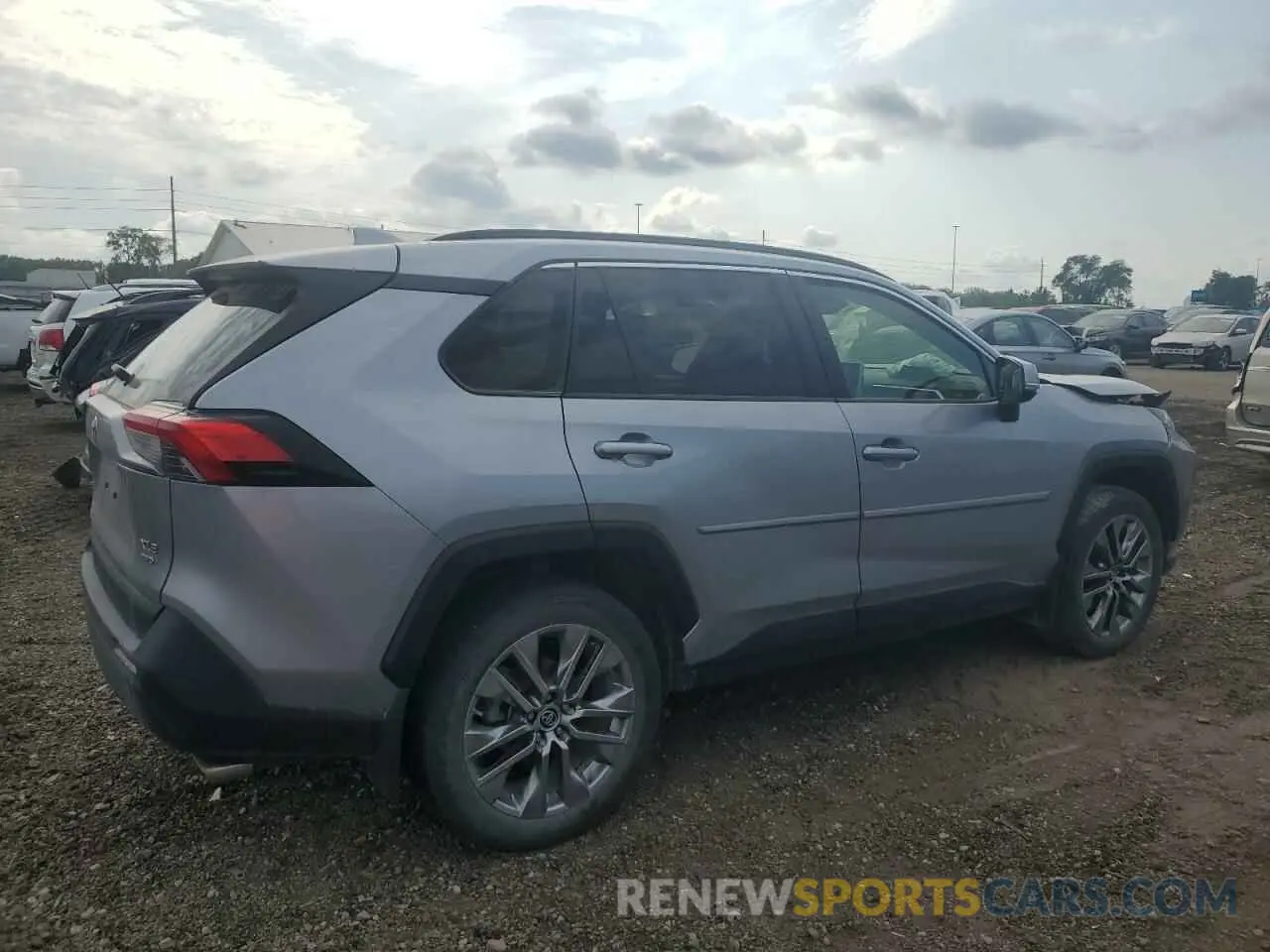 3 fotografías del automóvil dañado JTMA1RFV5KD503348 TOYOTA RAV4 2019