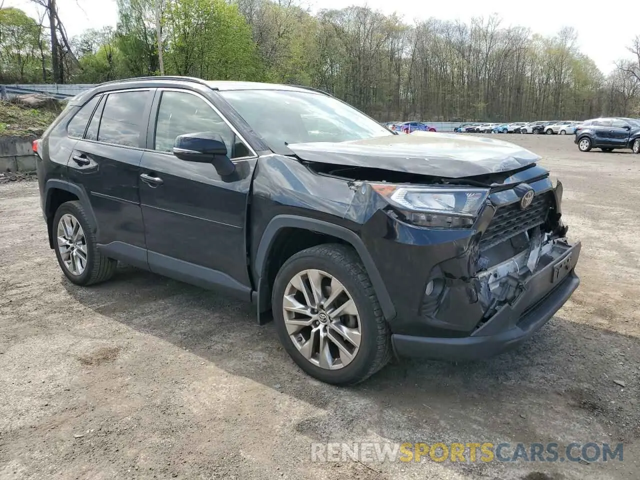 4 fotografías del automóvil dañado JTMA1RFV5KD509117 TOYOTA RAV4 2019