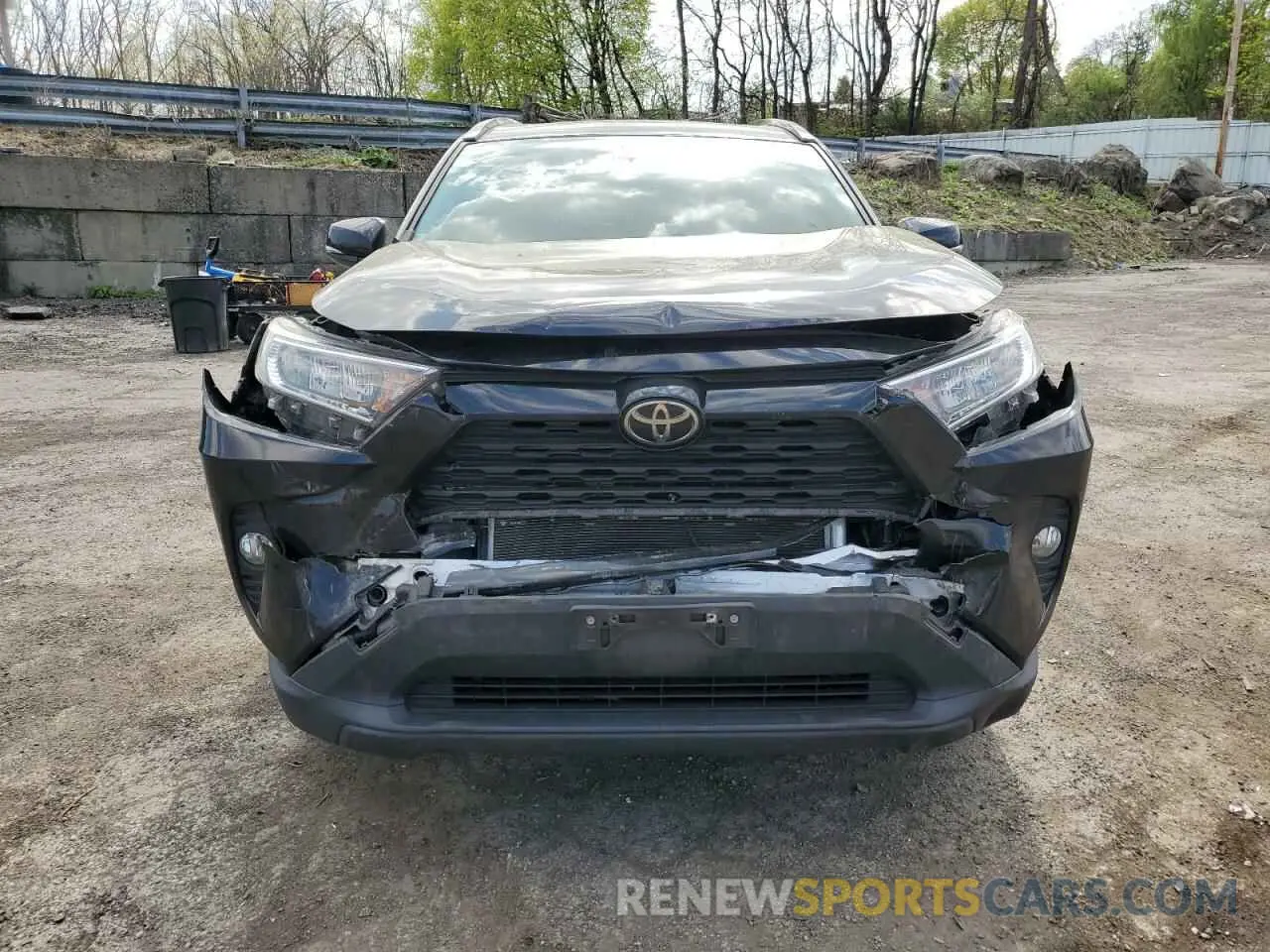 5 fotografías del automóvil dañado JTMA1RFV5KD509117 TOYOTA RAV4 2019
