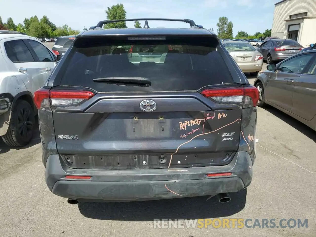 6 fotografías del automóvil dañado JTMA1RFV6KD014635 TOYOTA RAV4 2019