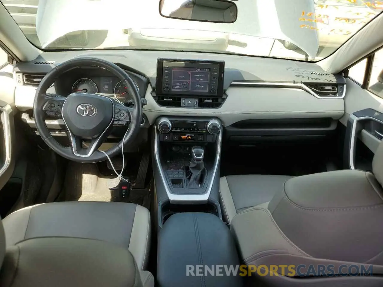 8 fotografías del automóvil dañado JTMA1RFV6KD014635 TOYOTA RAV4 2019