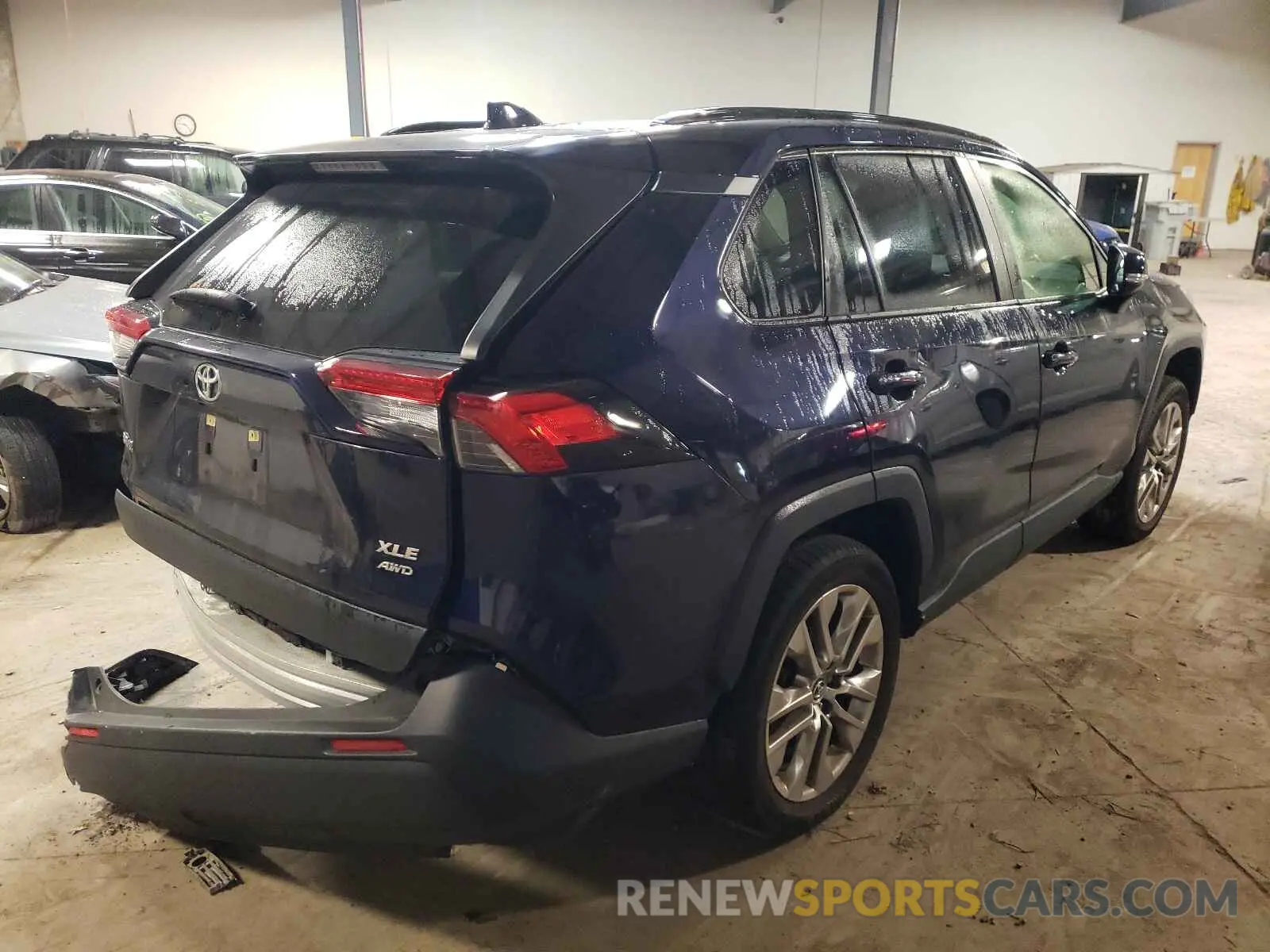 4 fotografías del automóvil dañado JTMA1RFV6KD504055 TOYOTA RAV4 2019