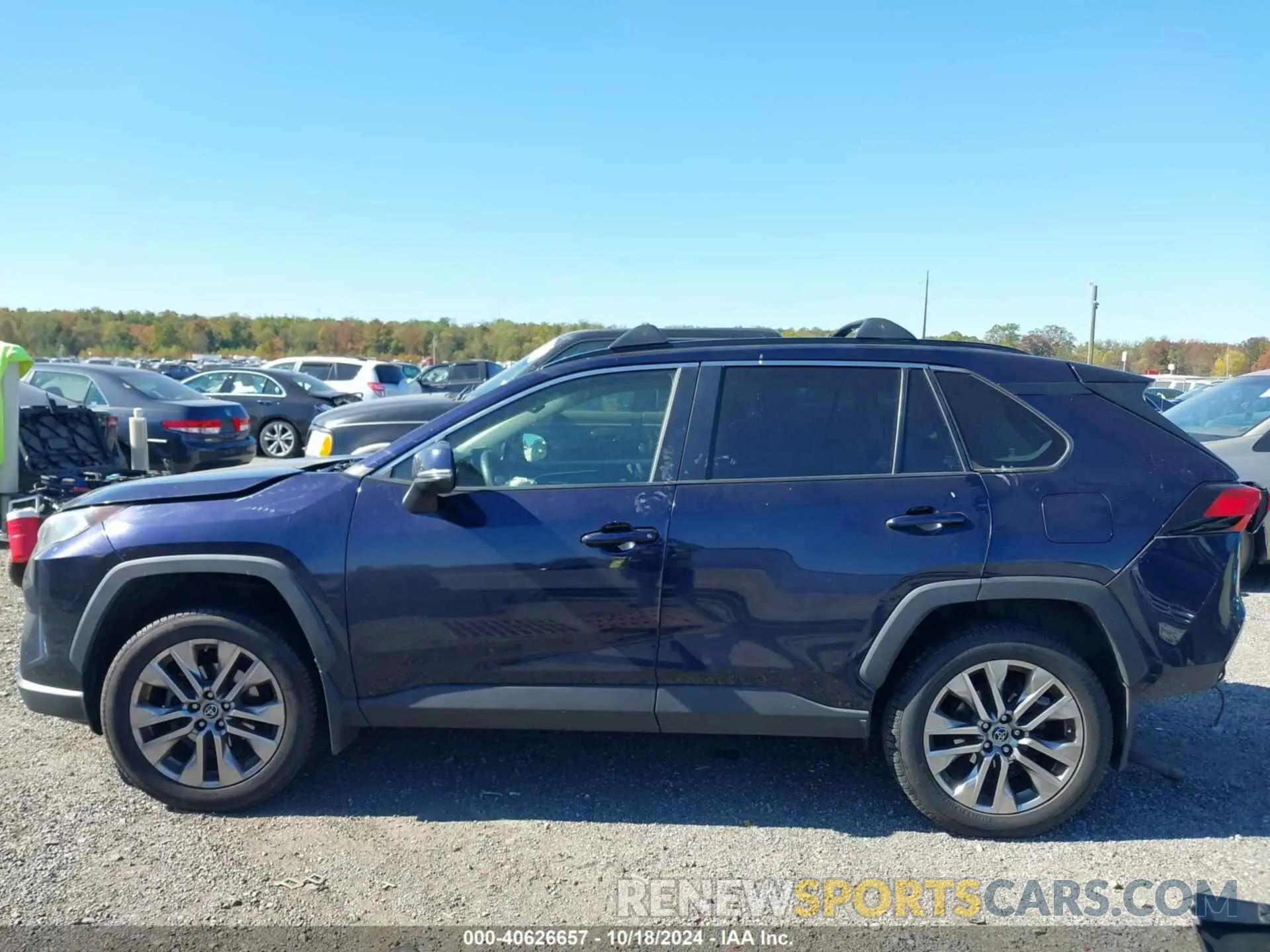 14 fotografías del automóvil dañado JTMA1RFV7KD008309 TOYOTA RAV4 2019