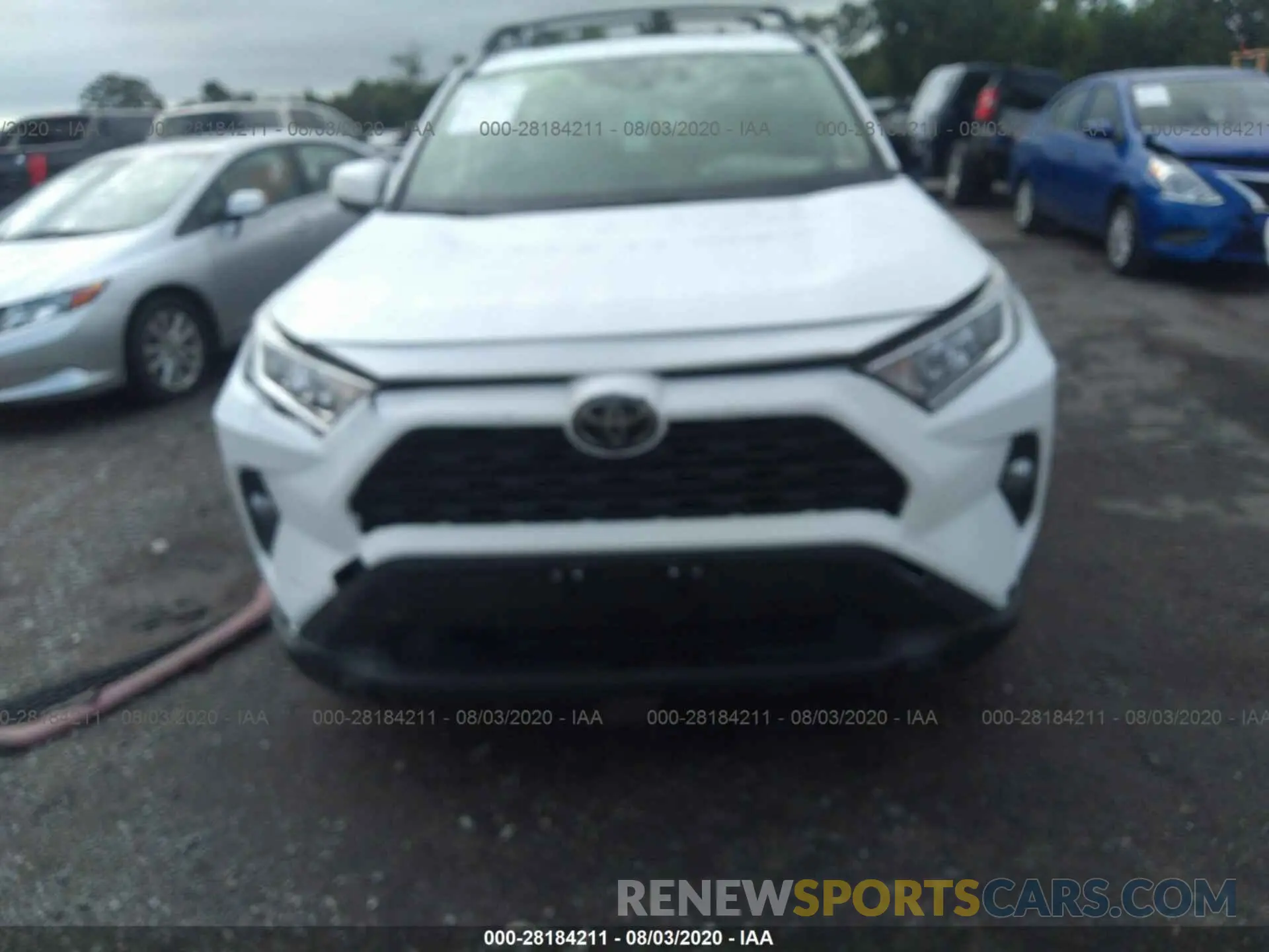 6 fotografías del automóvil dañado JTMA1RFV7KD502296 TOYOTA RAV4 2019