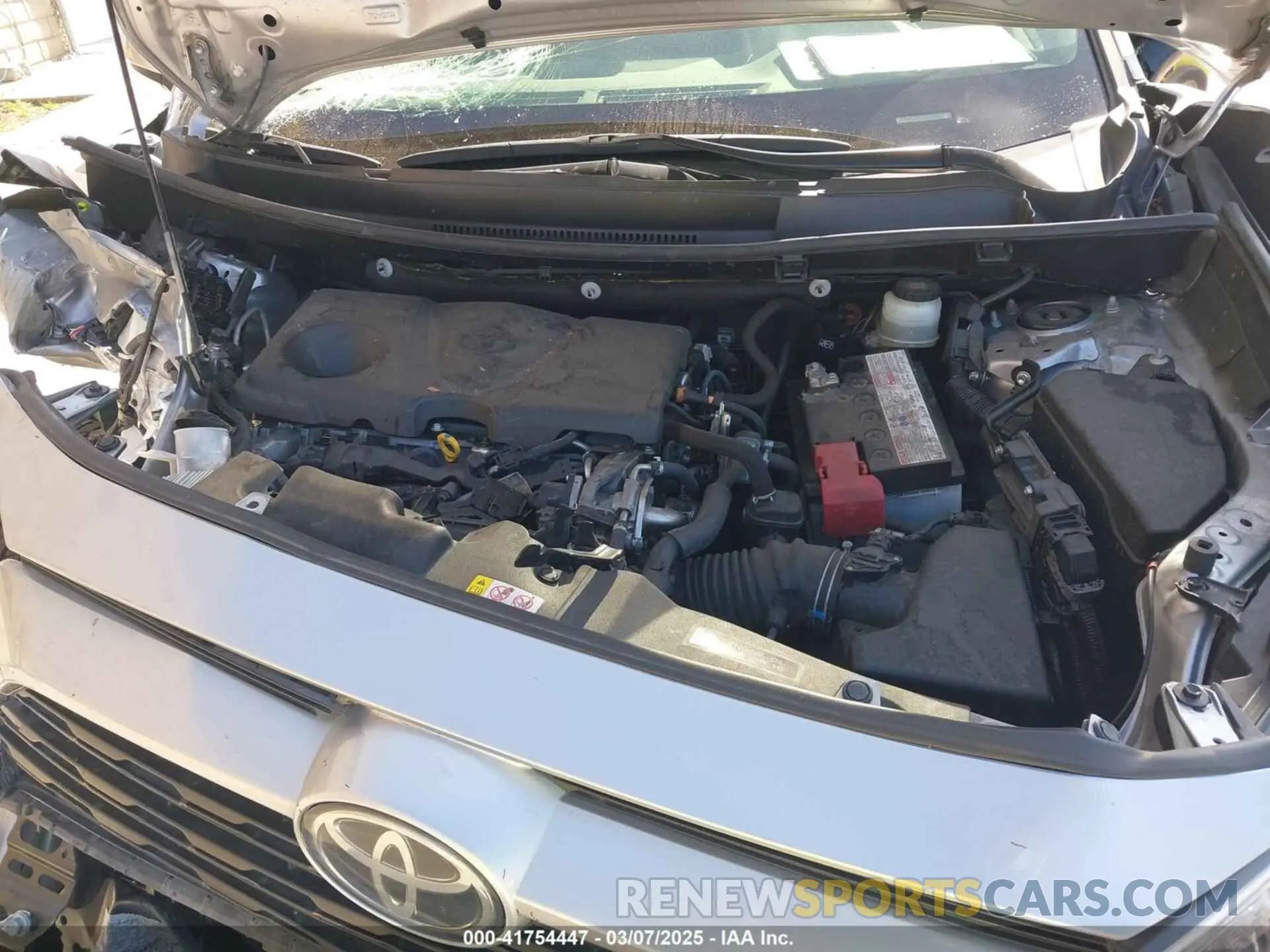 10 fotografías del automóvil dañado JTMA1RFV7KD520376 TOYOTA RAV4 2019