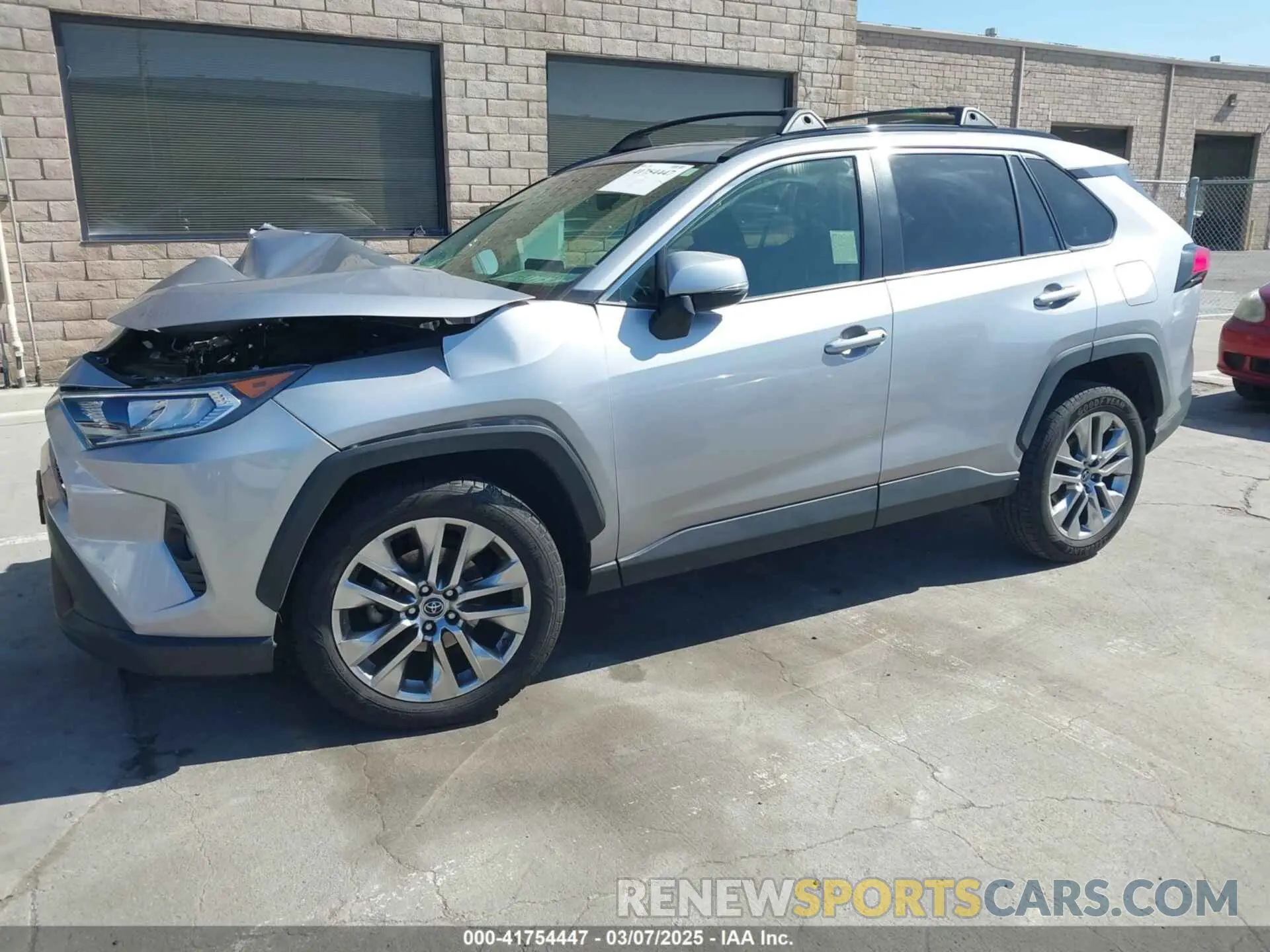 2 fotografías del automóvil dañado JTMA1RFV7KD520376 TOYOTA RAV4 2019