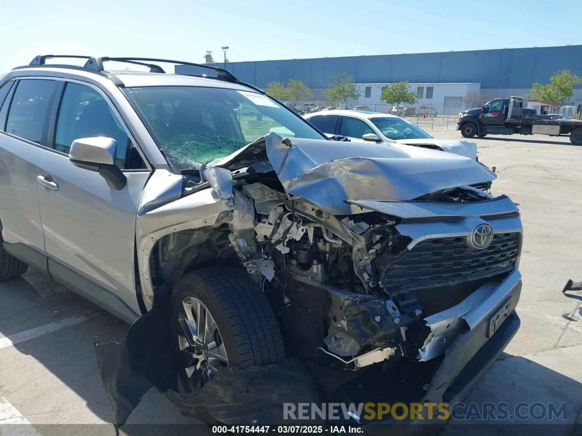6 fotografías del automóvil dañado JTMA1RFV7KD520376 TOYOTA RAV4 2019