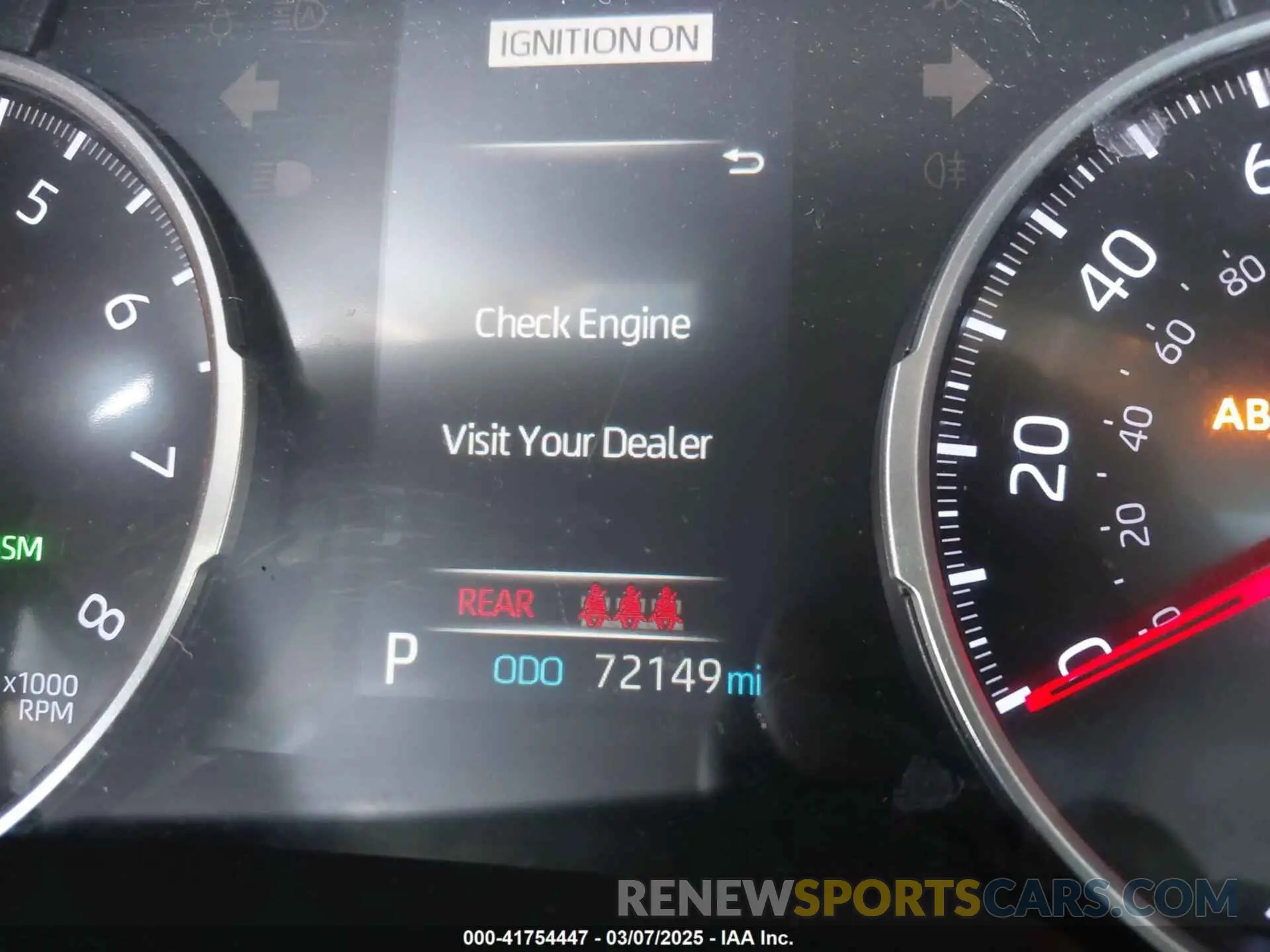7 fotografías del automóvil dañado JTMA1RFV7KD520376 TOYOTA RAV4 2019