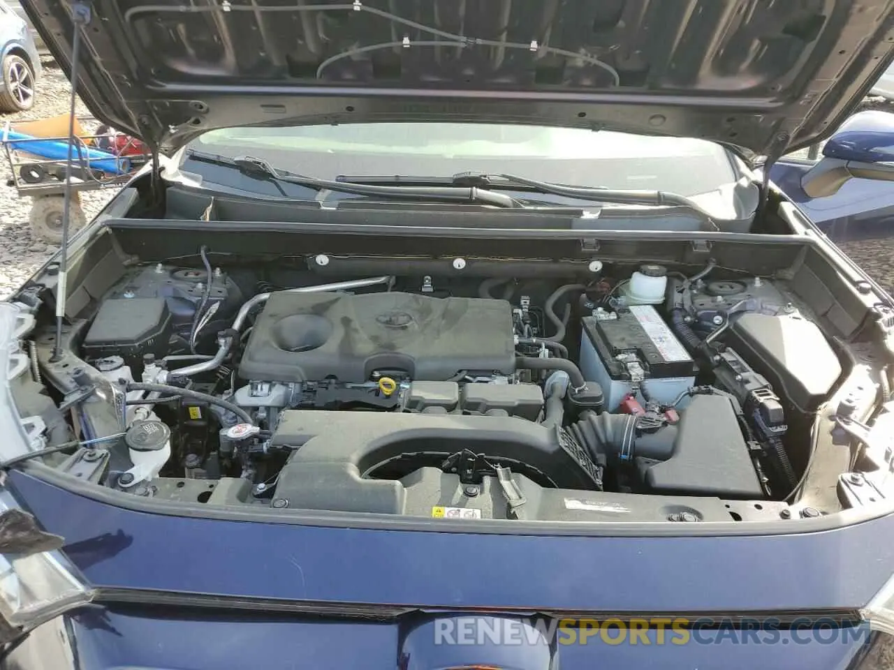 12 fotografías del automóvil dañado JTMA1RFV7KJ004164 TOYOTA RAV4 2019