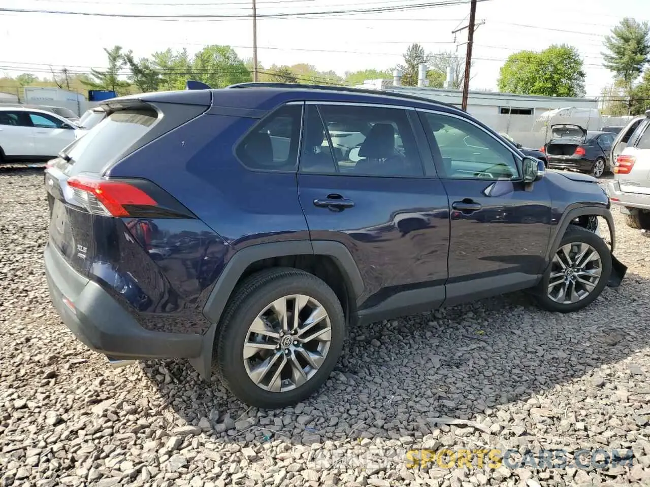 3 fotografías del automóvil dañado JTMA1RFV7KJ004164 TOYOTA RAV4 2019